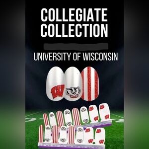 Color Street Nail Strips "University of Wisconsin" Collegiate Collection